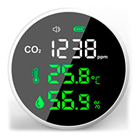 Levenhuk Wezzer Air MC30 Luftkvalitetsmler (CO2/Temperatur/Fugtighed)