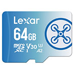 Lexar FLY Micro SDXC Kort 64GB V30 A2 (UHS-I)