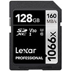 Lexar Professional SDXC Kort 128GB V30 (UHS-I) 160MB/s