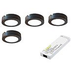 Limente LED-Lenox-4 LED Spotlight 4pk - 6,4cm (4x4W) Sort 