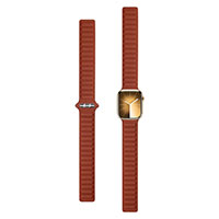 Lippa Magnetisk Lder Rem t/Apple Watch (38/40/41) Brun