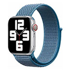 Lippa Nylon Rem t/Apple Watch (38/40/41) Bl
