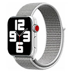 Lippa Nylon Rem t/Apple Watch (38/40/41) Hvid