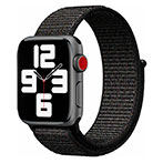 Lippa Nylon Rem t/Apple Watch (38/40/41) Sort
