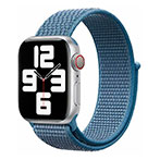 Lippa Nylon Rem t/Apple Watch (42/44/45/49) Bl