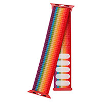 Lippa Nylon Rem t/Apple Watch (42/44/45/49) LGBT/Regnbuefarver