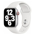 Lippa Silikone Rem t/Apple Watch (38/40/41) Hvid
