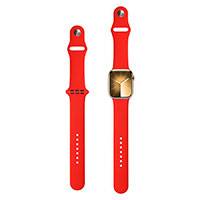 Lippa Silikone Rem t/Apple Watch (38/40/41) Rd