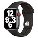 Lippa Silikone Rem t/Apple Watch (38/40/41) Sort
