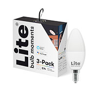 Lite Bulb Moments Smart LED RGB Mat Pre - E14 (4,5W) 3pk