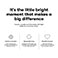 Lite Bulb Moments Smart LED RGB Mat Pre - E27 (8,5W) 3pk