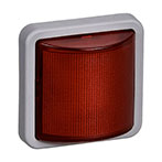 LK Opus 74 Industri signallmp. (LED 230V-Konst./blink) Rød