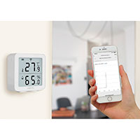 Logilink Smart Wi-Fi Temperatur- og Fugtighedsmler (TUYA)