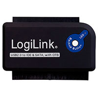 LogiLink USB 2.0 til SATA/IDE adapter (2,5/3,5tm)