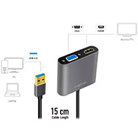 Logilink USB til HDMI/VGA Adapter (1920x1080)