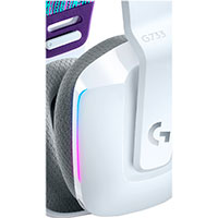 Logitech G733 Lightspeed Gaming Headset (Trdls) - Hvid