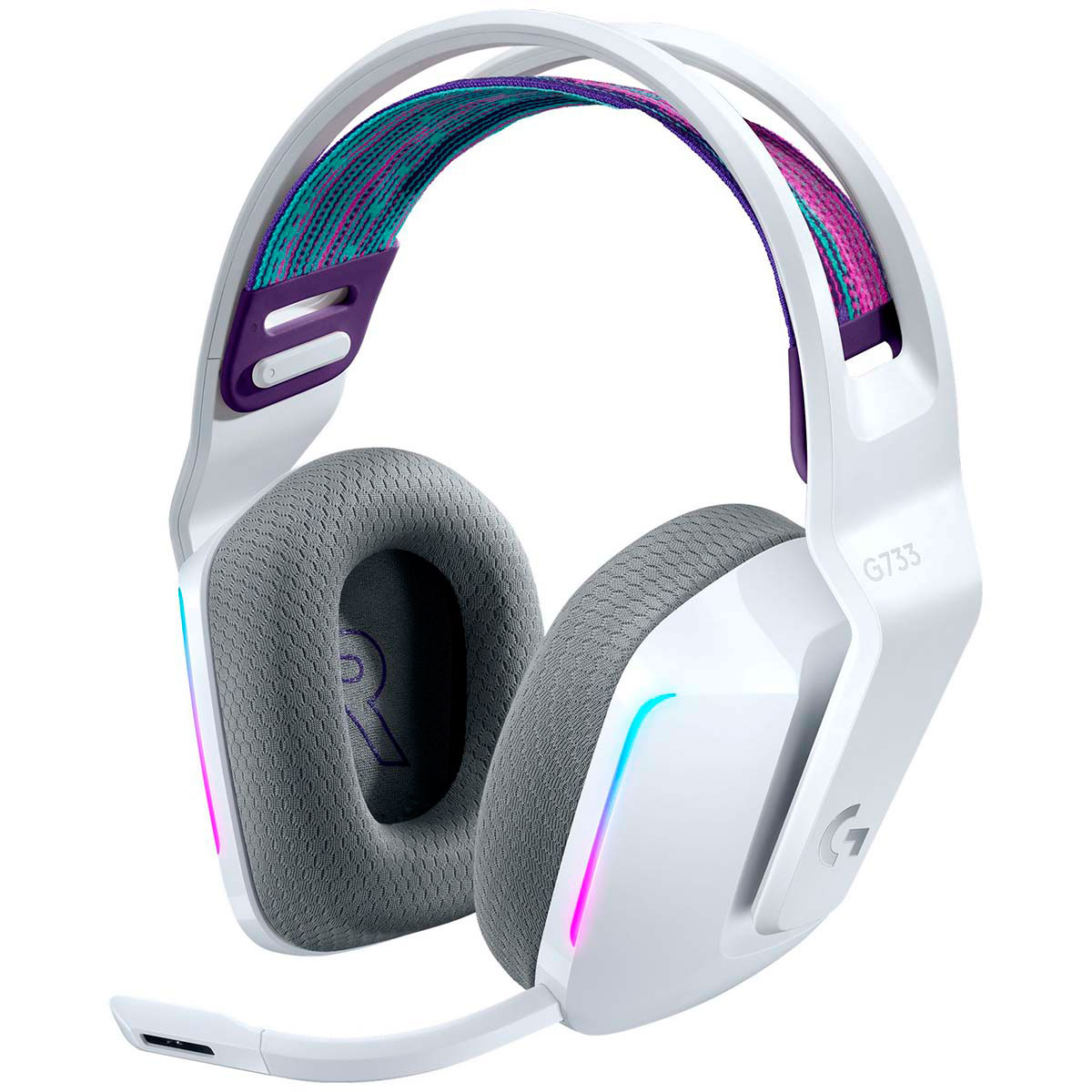 Logitech G733 Lightspeed Gaming Headset - Hvid