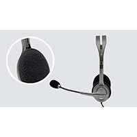 Logitech Headset m/mikrofon (3,5mm) H111
