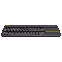 Logitech K400 Plus Trdlst Tastatur m/ Pro Touchpad