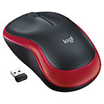 Logitech M185 Trådløs mus (1000DPI) Rød