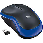 Logitech M185 Trådløs mus Kompakt (USB nano) Blå