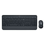 Logitech MK650 Combo Trådløs Tastatur og mus - Sort