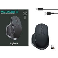 Logitech MX Master 2S Trdls mus (BT/2,4GHz) Grafit