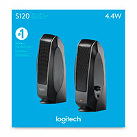 Logitech S120 PC Højtalere 2.0 - 2,2W (3.5mm)