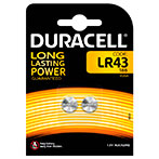 LR43 batterier (Alkaline) Duracell - 2-Pack