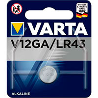 LR43 / V12GA knapcelle batteri (80mAh) Varta