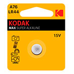LR44/A76 knapcelle batteri 1,5V (Alkaline) Kodak