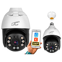 LTC Vision Udendrs IP Overvgningskamera (5MP) E27