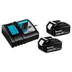 Makita Energy Batteri Sæt (2x BL1860B + 1x DC18RC lader)