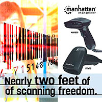Manhattan 177672 USB Stregkodescanner (500/sek)