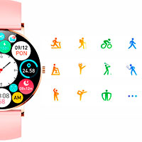 Manta Alexa SWU501PK Smartwatch 1,32tm - Pink