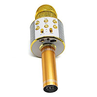 Manta MIC10-G Karaoke Mikrofon (Bluetooth) Guld