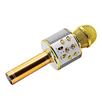 Manta MIC10-G Karaoke Mikrofon (Bluetooth) Guld