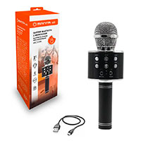 Manta MIC12-BK Karaoke Mikrofon (Bluetooth) Sort