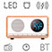 Manta RDI912W Rimini Clockradio m/Bluetooth (10 timer) Hvid