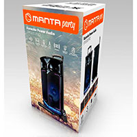 Manta SPK5003PRO Power Karaoke Hjttaler m/Mikrofon (5 timer)