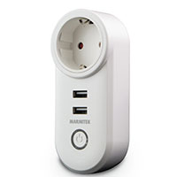 Marmitek Smart Power SI Stikkontakt m/Energimler (USB)