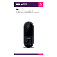 Marmitek Smart WiFi Drklokke m/Kamera (1080)
