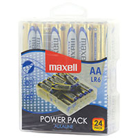Maxell AA LR6 Batteri 1,5V (Alkaline) 24pk