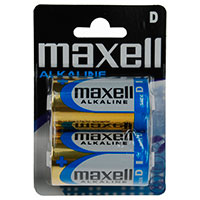 Maxell LR20 D Batteri 1,5V (Alkaline) 2pk