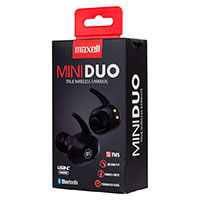 Maxell Mini Duo Earbuds (6 timer)