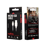 Maxlife Micro USB Kabel 3A - 1m (USB-A/microUSB) Hvid