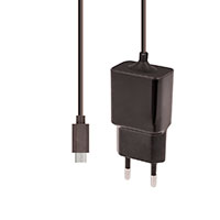 Maxlife MXTC-03 Micro USB lader 2,1A m/fast kabel - Sort