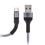 Maxlife MXUC-01 Micro USB Kabel 2A - 1m (USB-A/microUSB) Grå