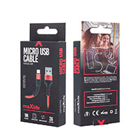 Maxlife MXUC-01 Micro USB Kabel 2A - 1m (USB-A/microUSB) Rd