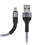 Maxlife MXUC-01 USB-C Kabel 2A - 1m (USB-A/USB-C) Grå